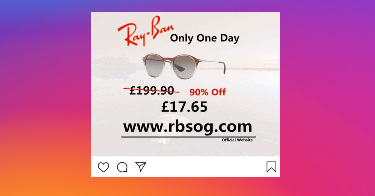 instagram rayban offer